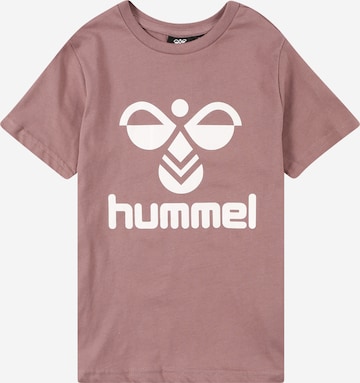 Hummel T-Shirt 'Tres' in Lila: front