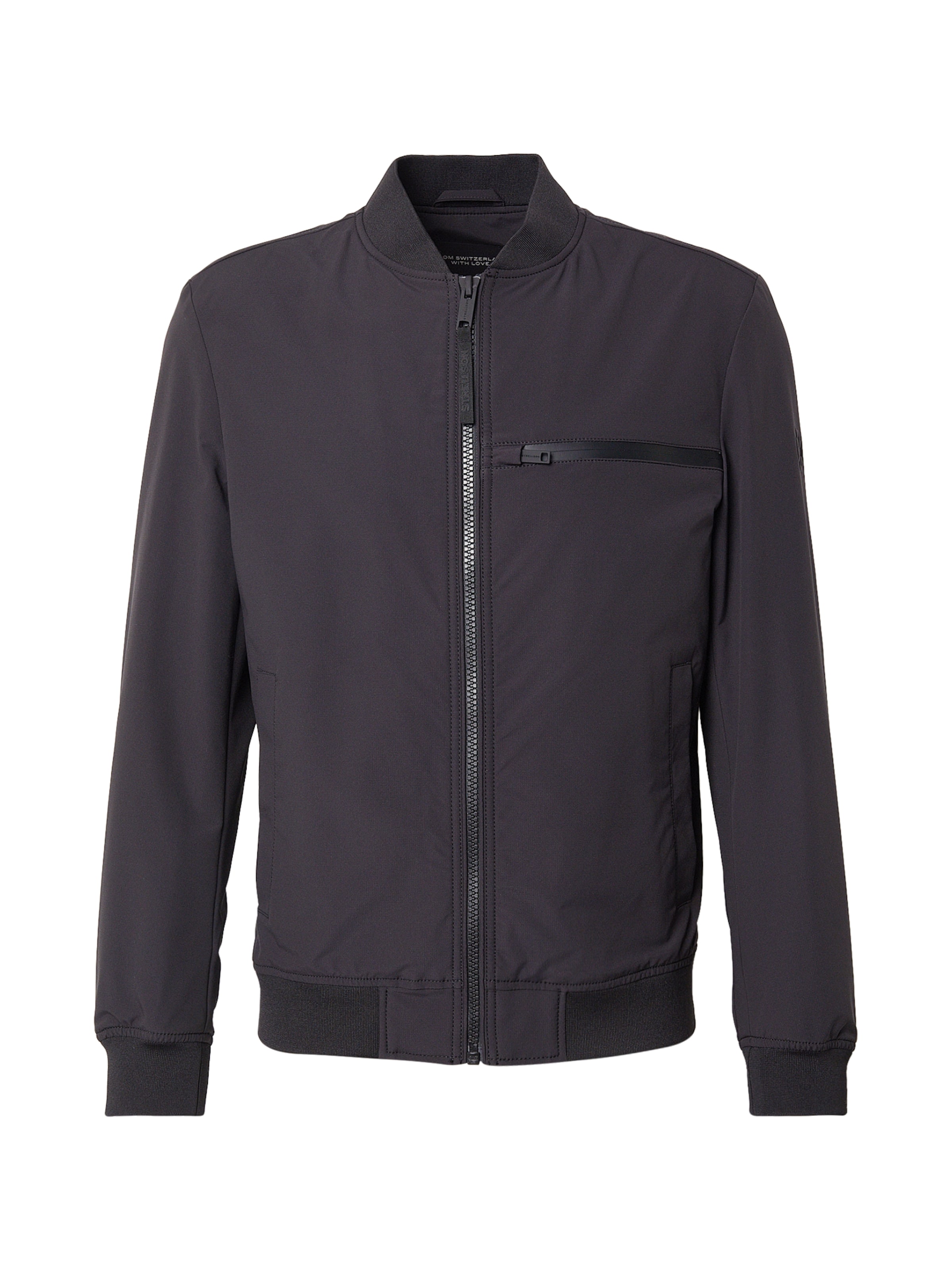 STRELLSON Демисезонная куртка 'Clearwater Flex' в Черный: спереди