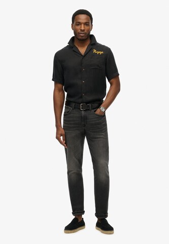 Coupe regular Chemise 'Merchant Suika' Superdry en noir