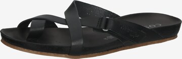 COSMOS COMFORT T-Bar Sandals in Black