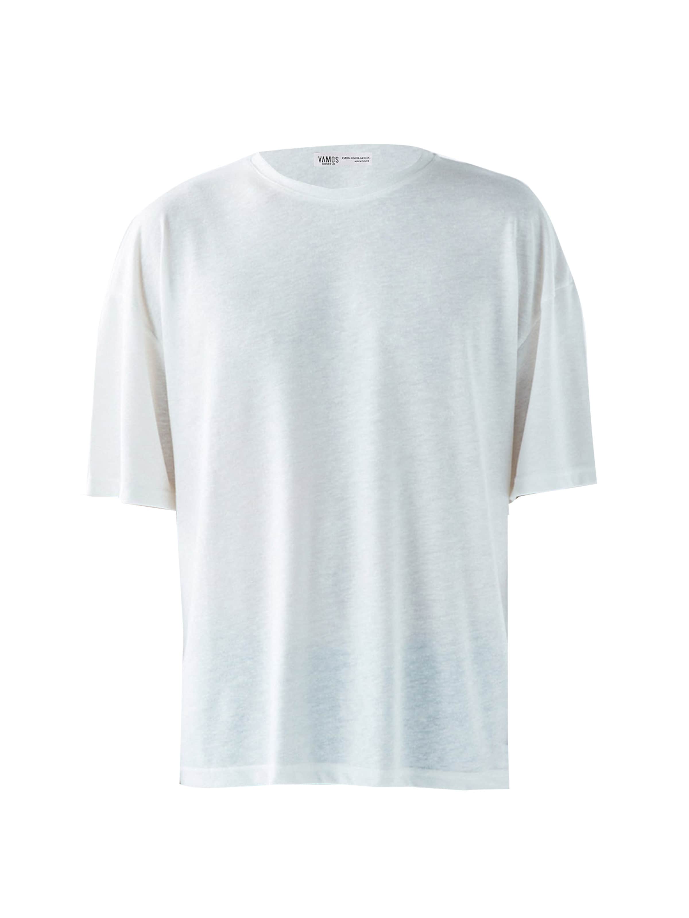 balts VAMOS CLO T-Krekls: no priekšpuses
