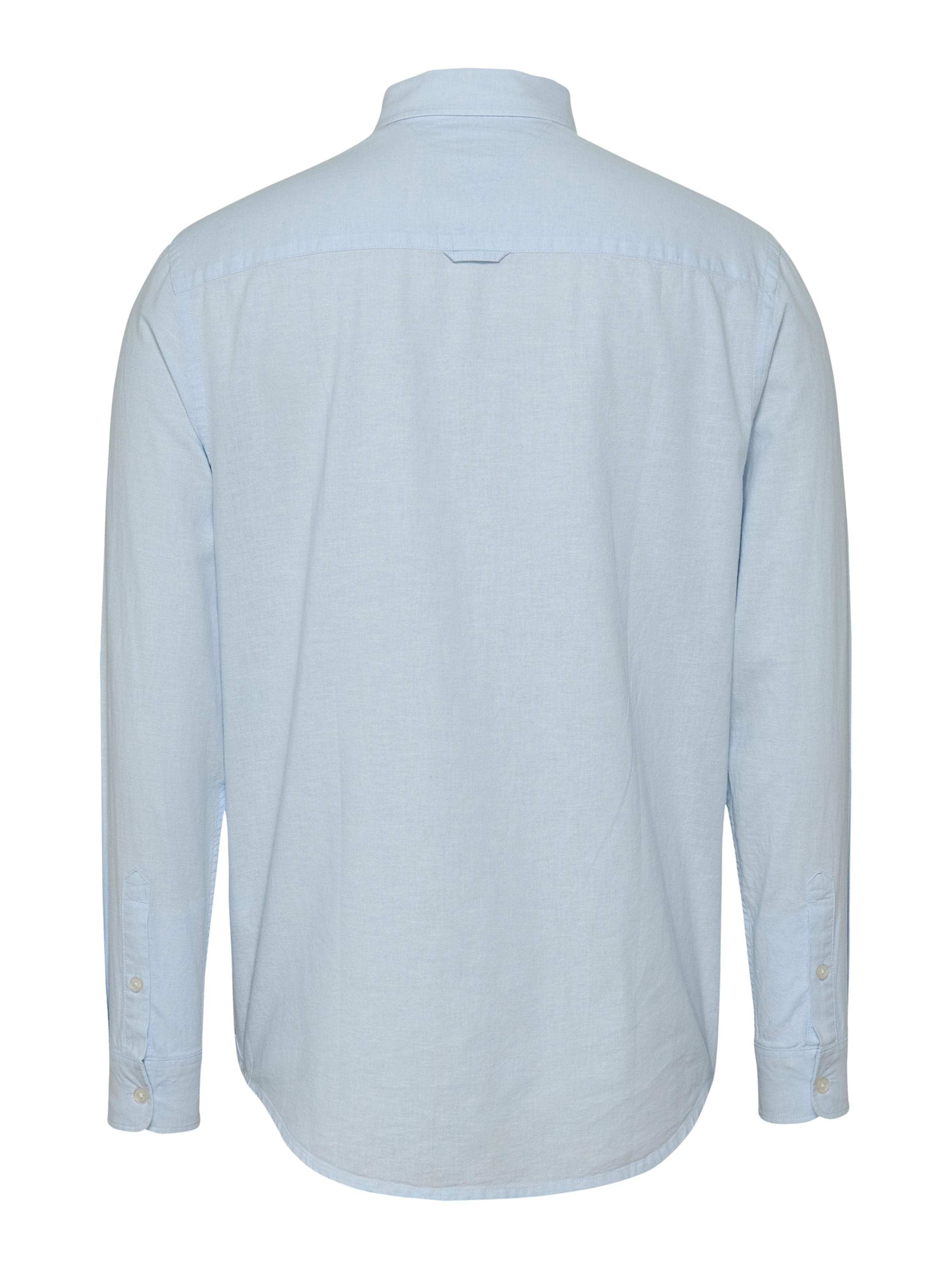 Tommy Jeans Средняя посадка Рубашка в Синий: сзади