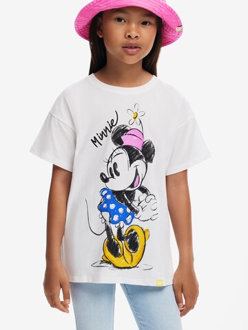 Desigual Μπλουζάκι 'Minnie Mouse' σε λευκό