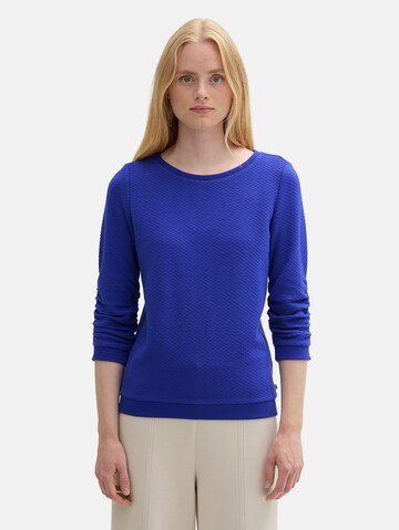 TOM TAILOR DENIM Sweatshirt in Blau: Vorderseite