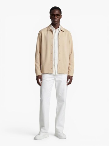 SELECTED Sweatjacka 'SLHJACKIE' i beige