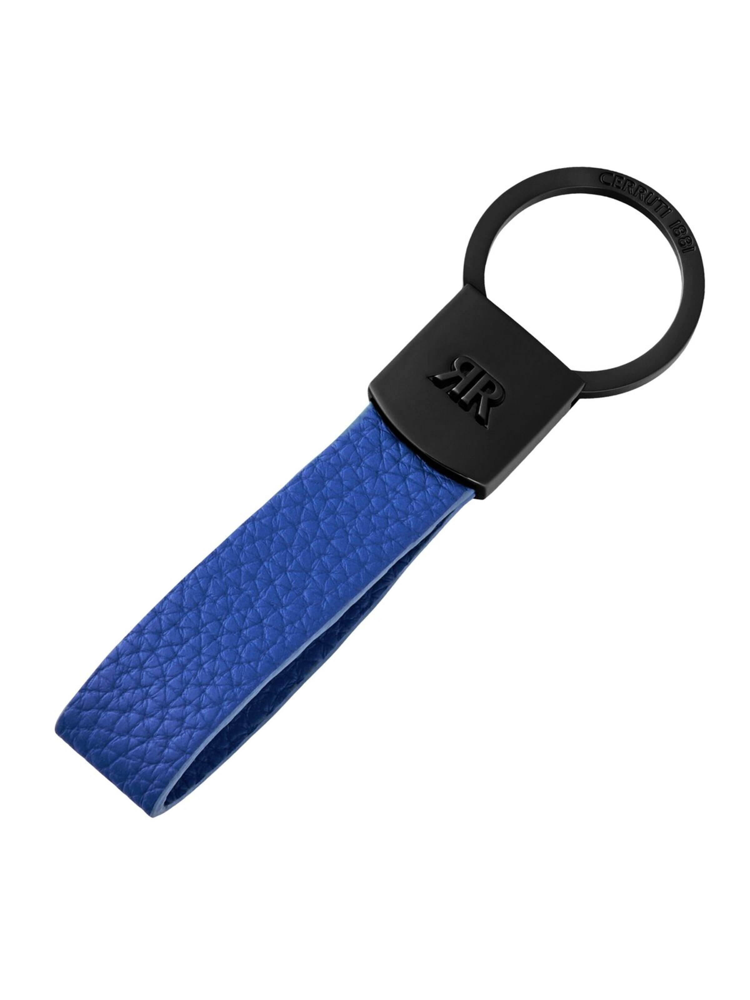 Porte-clés CERRUTI 1881 en bleu : devant