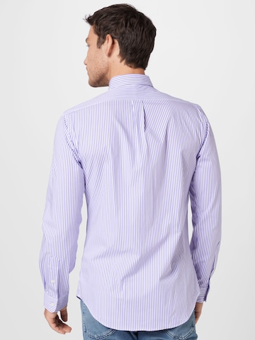 Slim fit Camicia di Polo Ralph Lauren in lilla