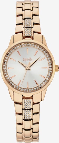 FIRETTI Analog Watch in Gold: front