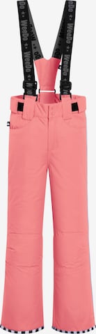 Regular Pantalon fonctionnel 'UNIDO Einhorn' WeeDo en rose : devant