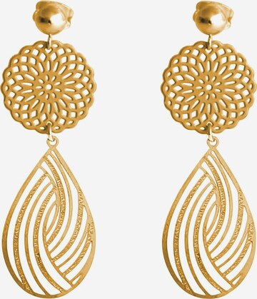 Gemshine Earrings in Gold: front