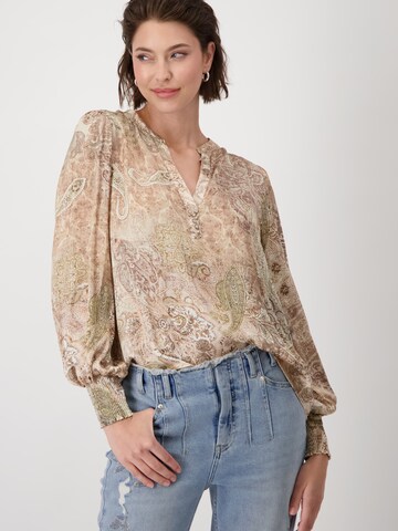 monari Blouse in Bruin: voorkant