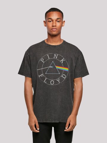 F4NT4STIC Shirt 'Pink Floyd' in Zwart: voorkant