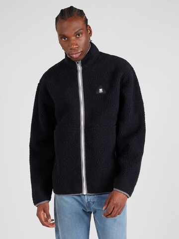 DC Shoes Fleece jas 'AMRADICAL' in Zwart: voorkant