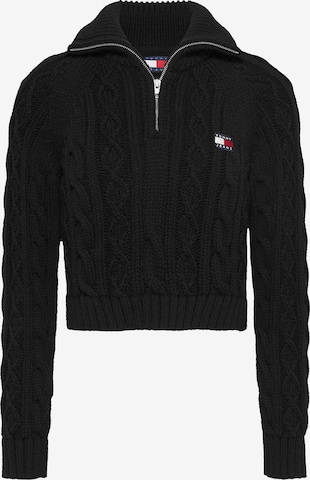 Tommy Jeans Pullover in Schwarz: Vorderseite