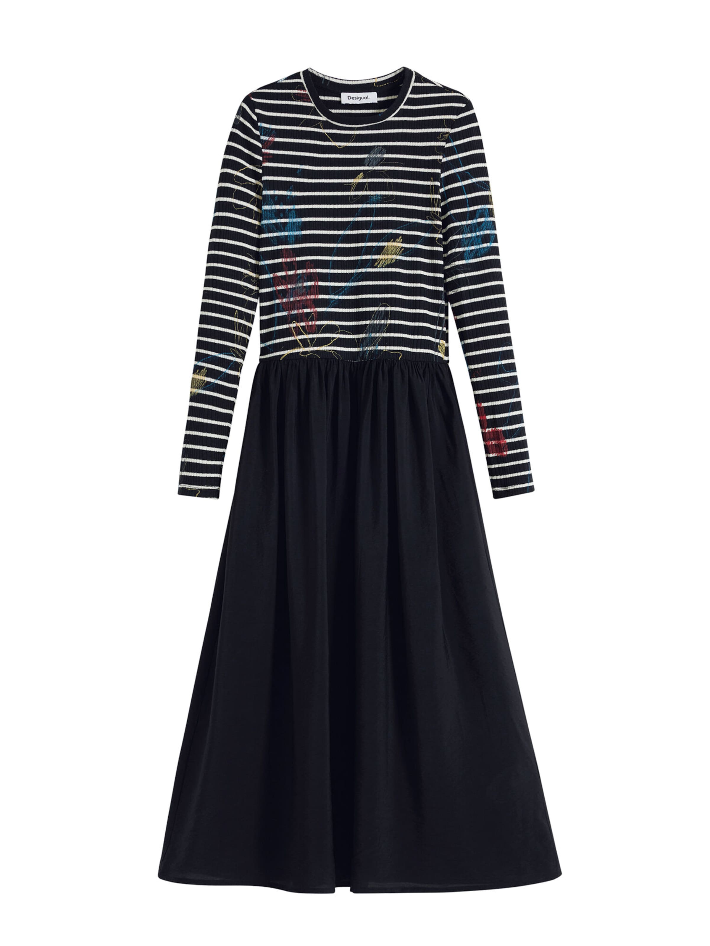 Desigual Kleit, värv must: eest vaates