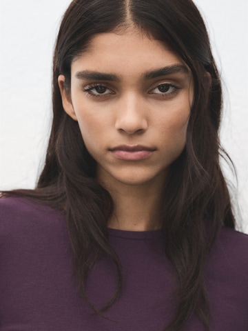 MANGO Tričko 'SECONDCA' – červená