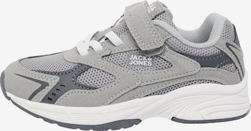 Jack & Jones Junior - Sapatilhas 'JFWWEST' em cinzento: frente