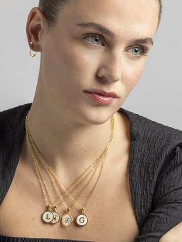 Luxenter - Cadena 'Alphabet' en blanco