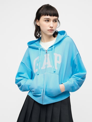 GAP Кофта на молнии 'HERITAGE' в Синий