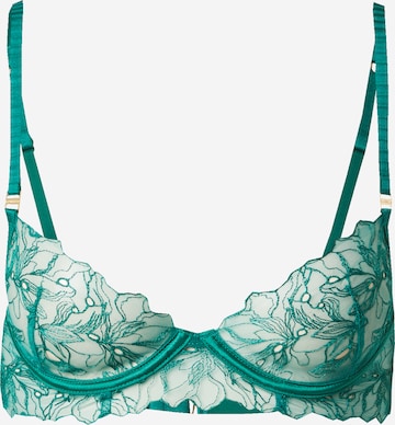 Bluebella Bustier Melltartó 'Astra' - zöld: elől