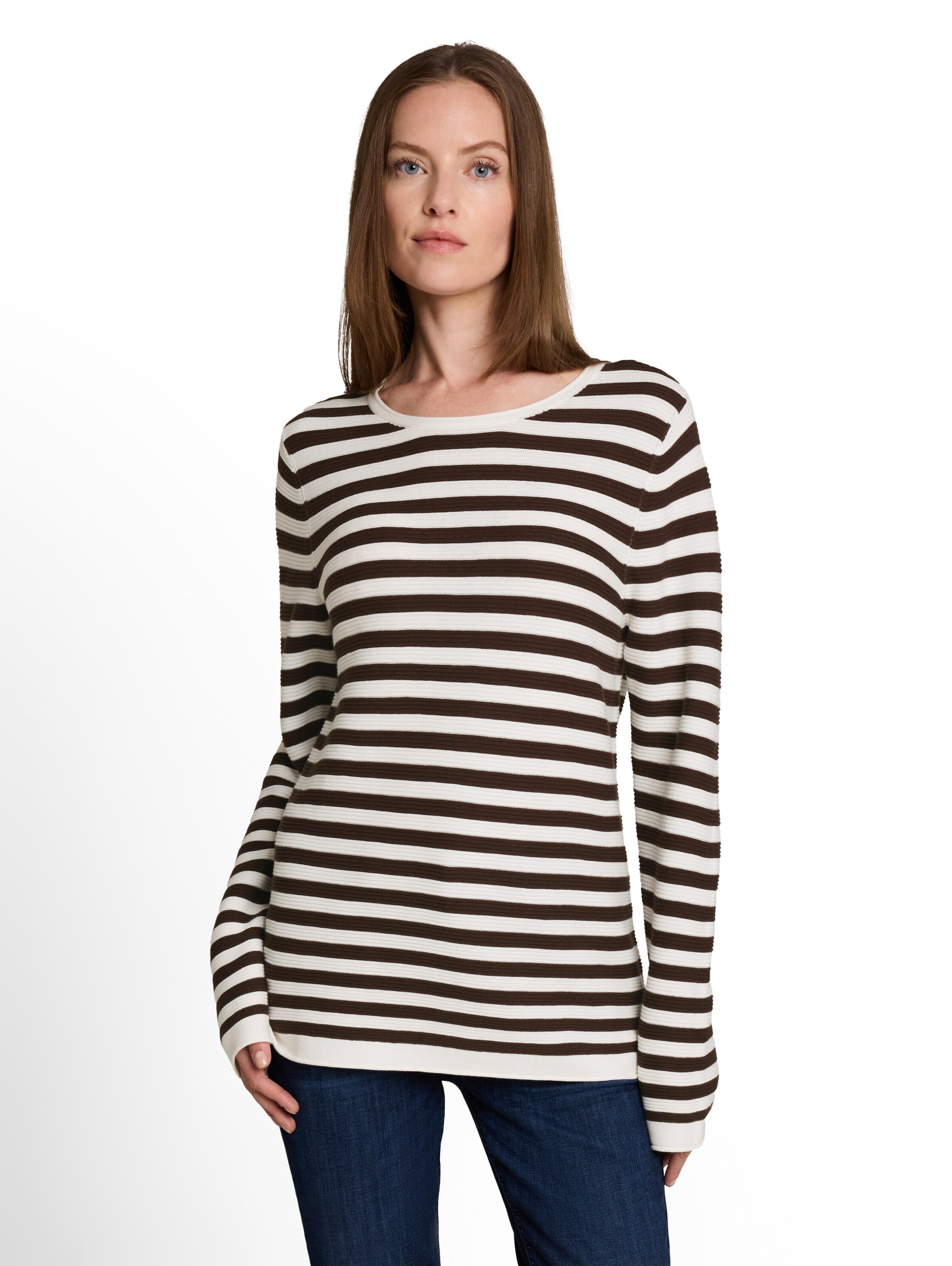 Pull-over TOM TAILOR en marron : devant