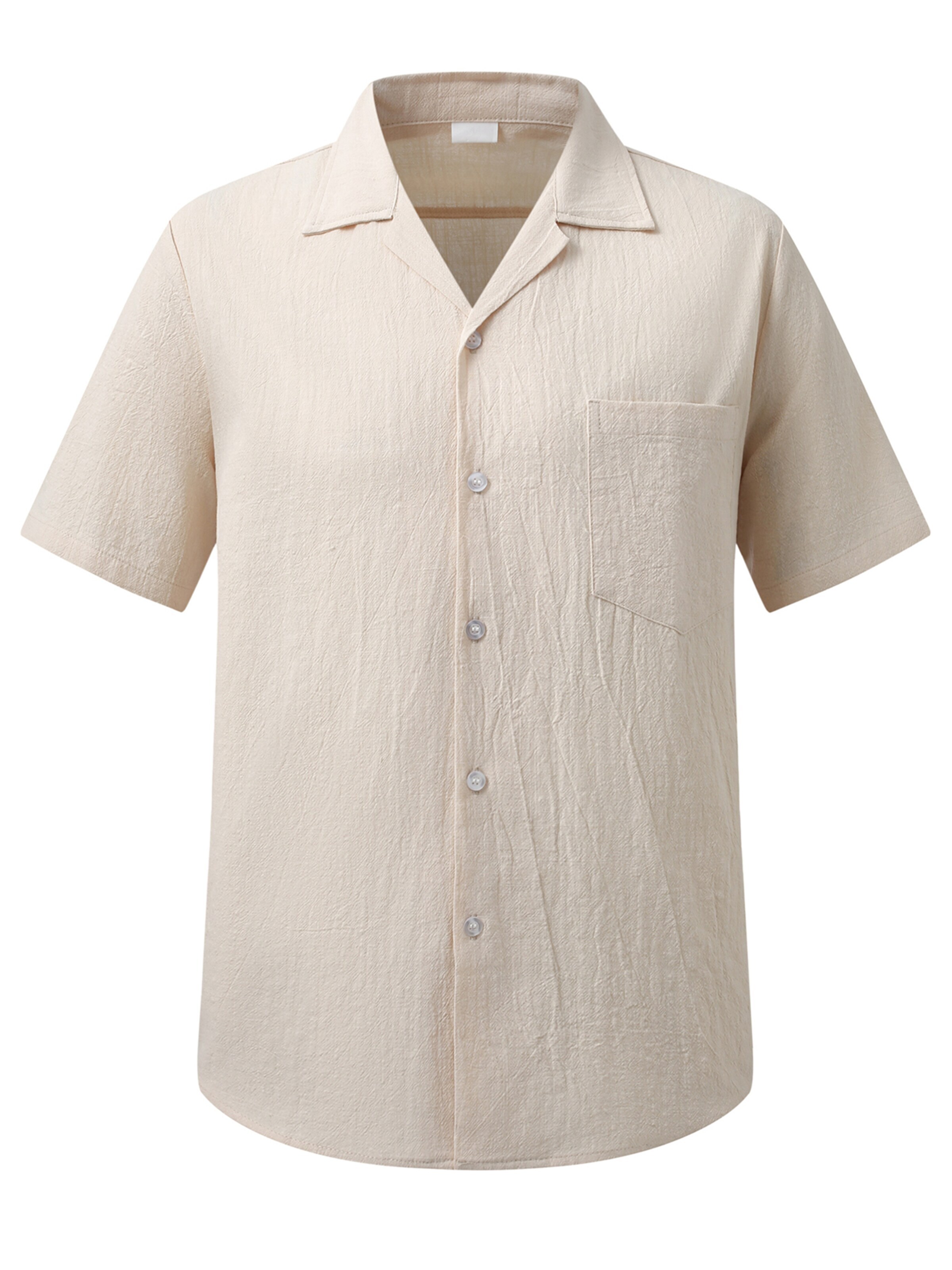 ALLTHEMEN Button Up Shirt 'Flut' in Green: front