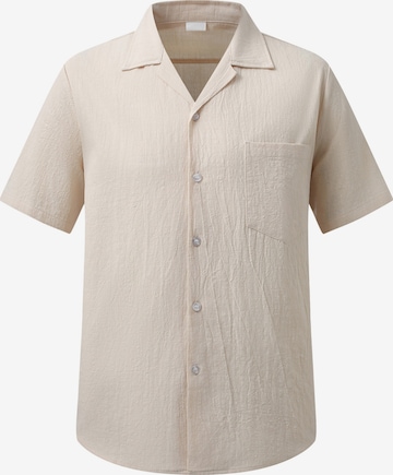 ALLTHEMEN Button Up Shirt 'Flut' in Green: front