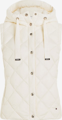 Gilet TOMMY HILFIGER en beige : devant