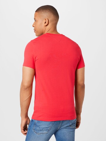 TOMMY HILFIGER Regular Fit T-Shirt in Rot