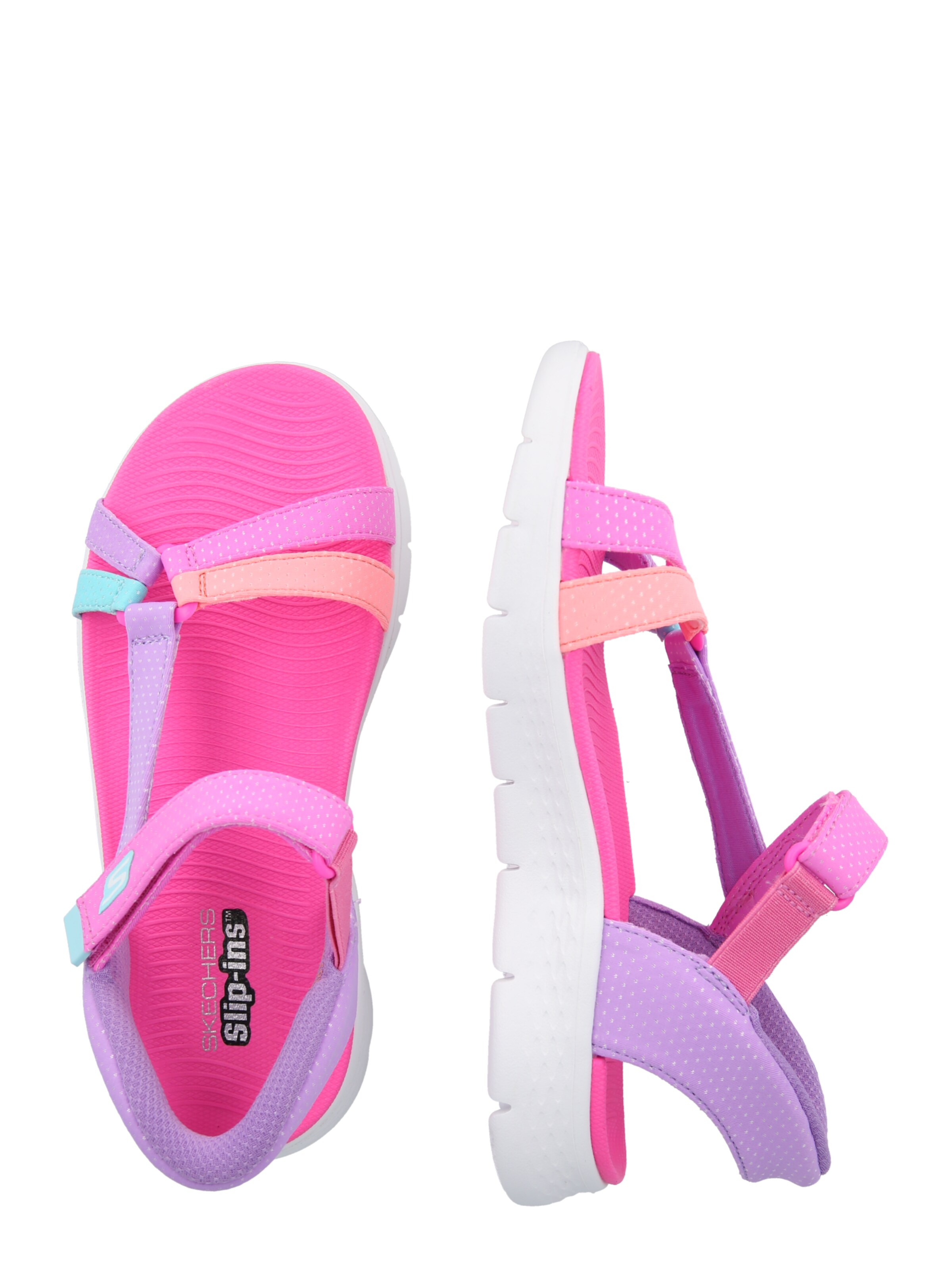 SKECHERS Sandaal 'GO WALK FLEX-LOTS OF S', värv lilla