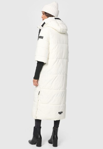 Manteau d’hiver 'Ciao Miau XIV' NAVAHOO en blanc