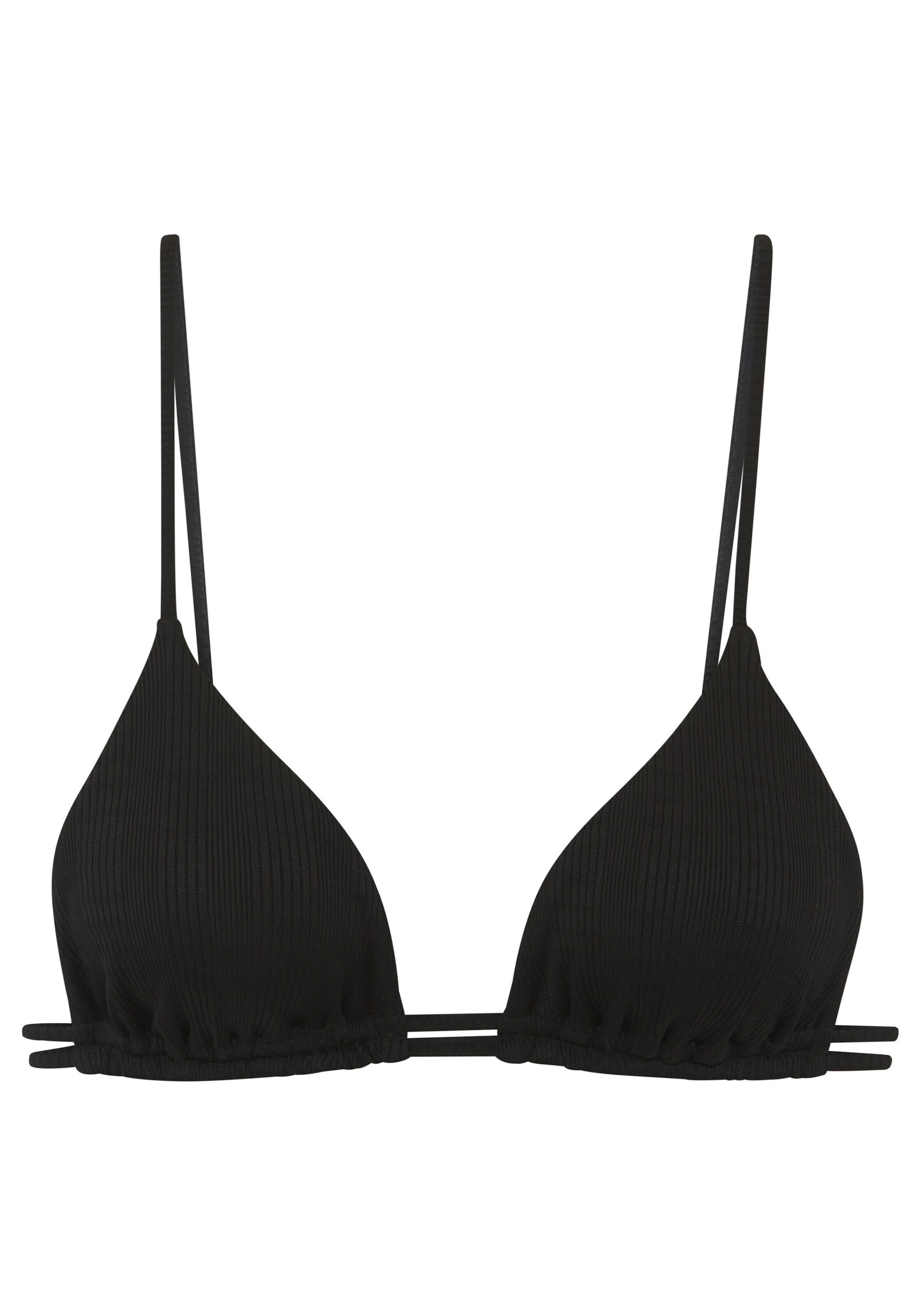 Triunghi Sutien costum de baie de la Copenhagen Studios pe negru: față