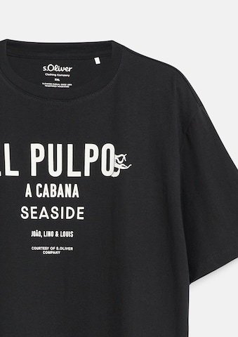 s.Oliver Shirt in Zwart