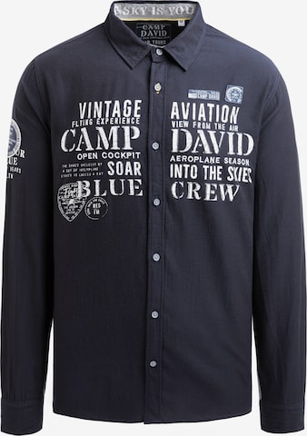 CAMP DAVID Regular Fit Paita värissä sininen: etupuoli