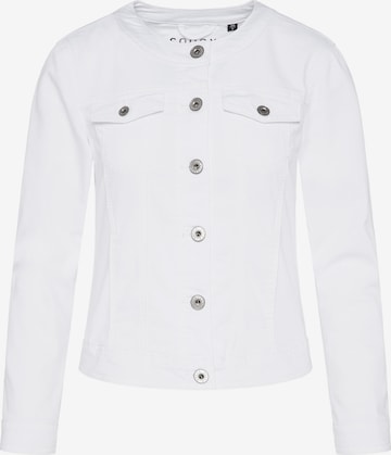Soccx Between-Season Jacket 'JE:SSY' in White: front