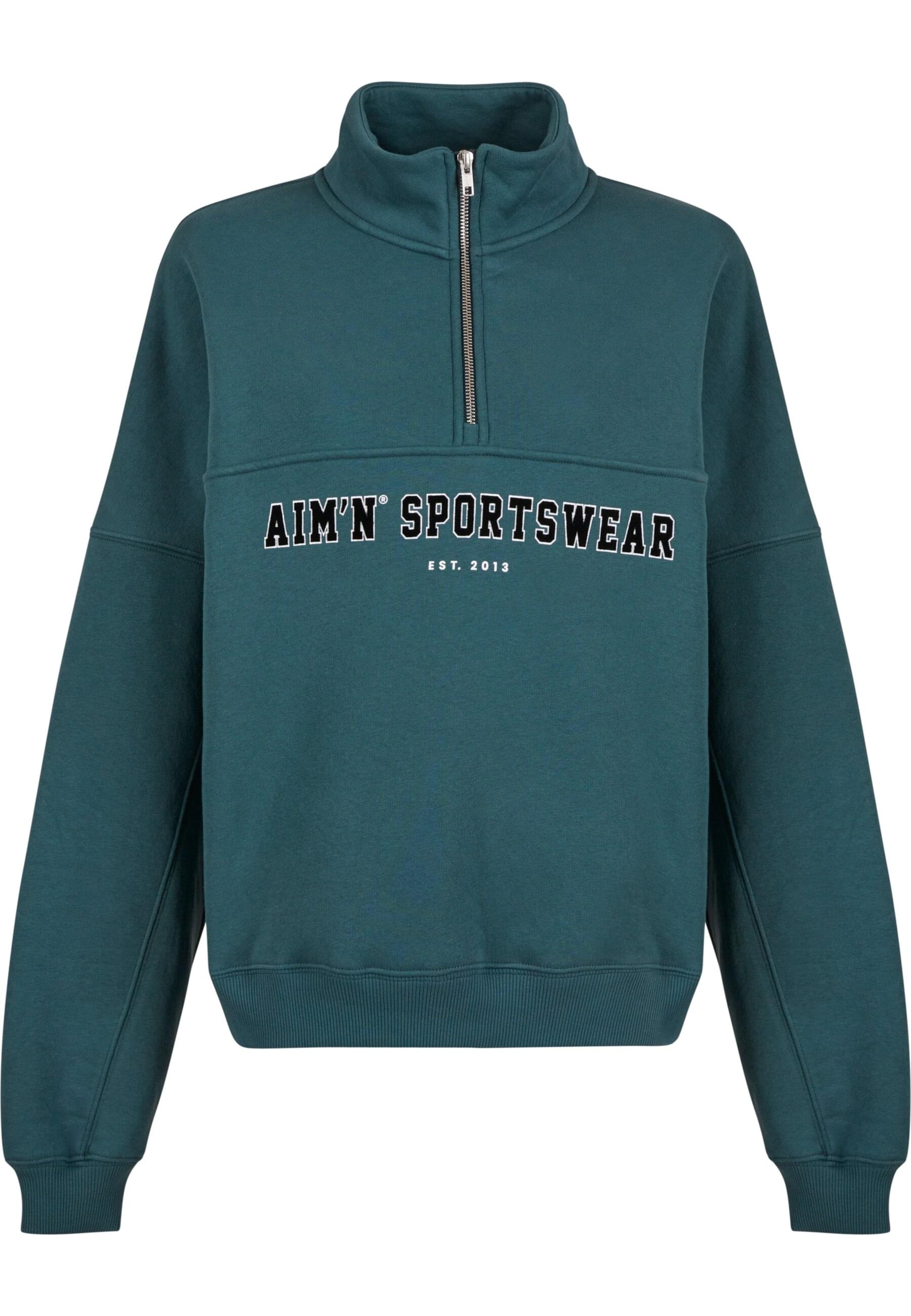 Sweat de sport Aim'n en vert : devant
