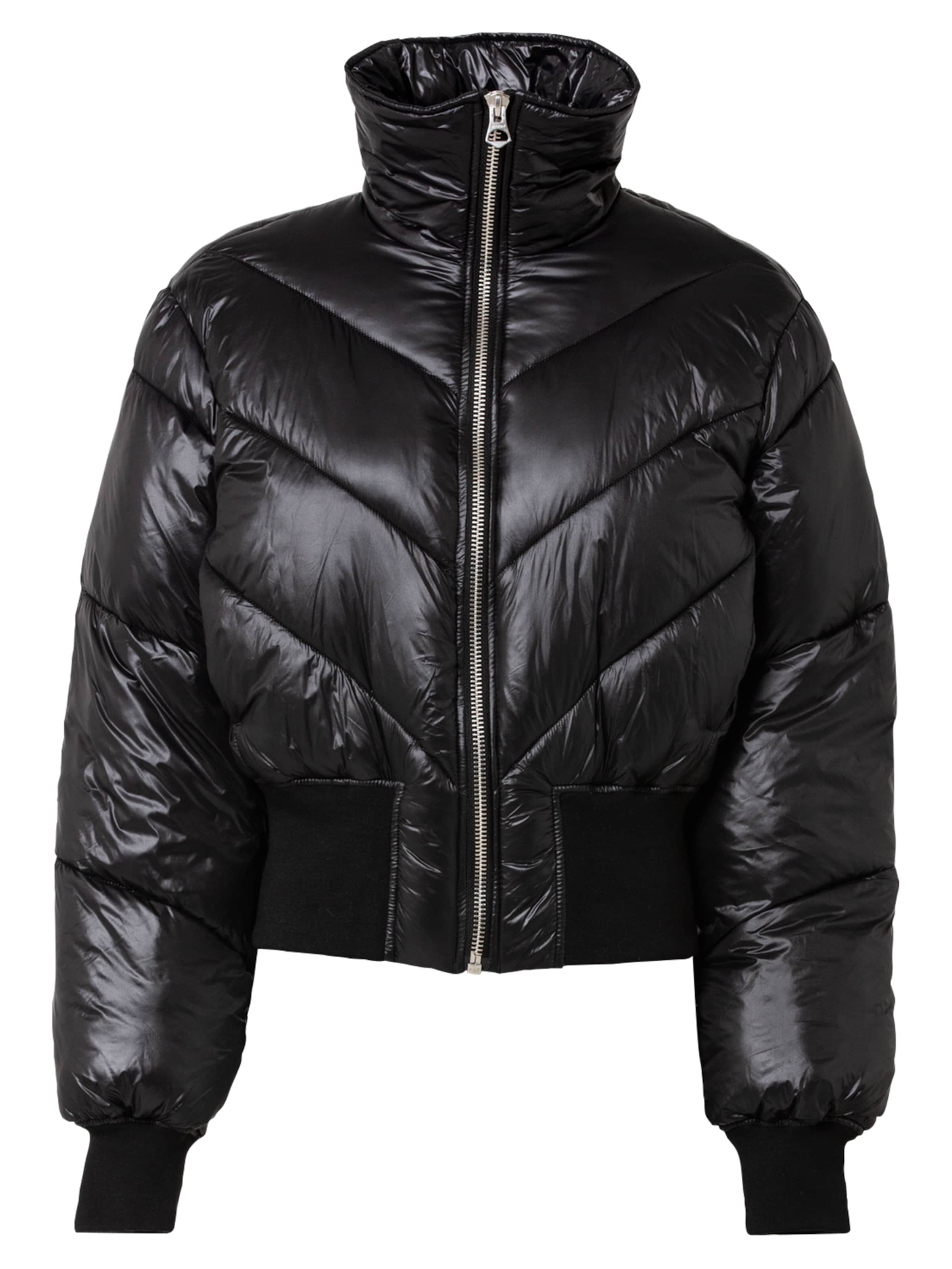 WEEKDAY Зимно яке 'Wield' в черно: отпред