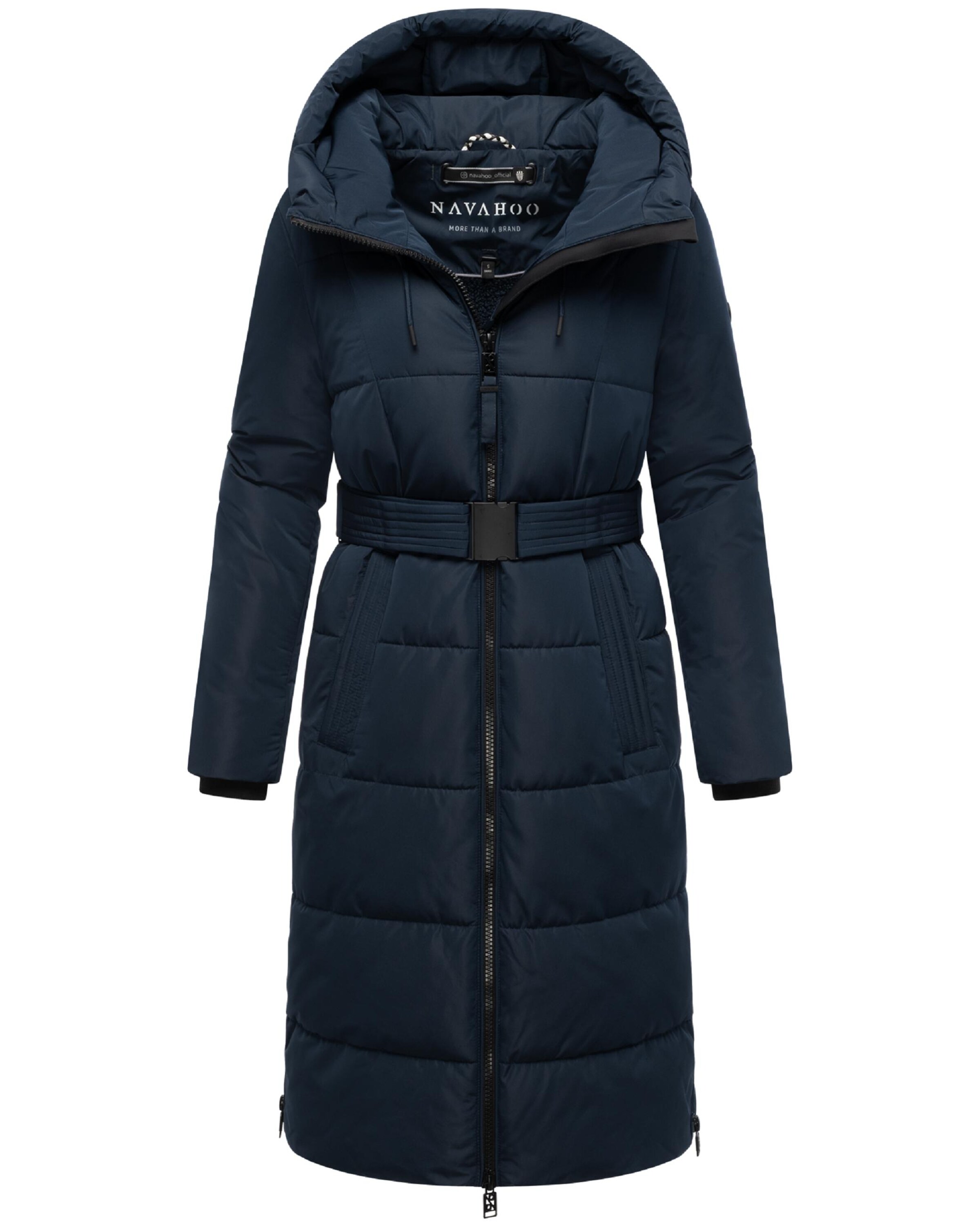 NAVAHOO Płaszcz zimowy 'Herbstnebel 14' w kolorze niebieski