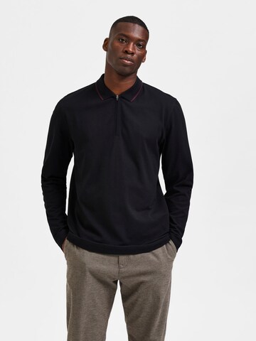 SELECTED HOMME Shirt 'TAMPA' in Black: front