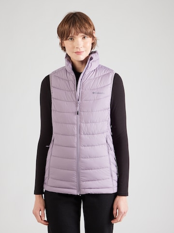 COLUMBIA Sportbodywarmer 'Powder Lite™ II' in Lila: voorkant