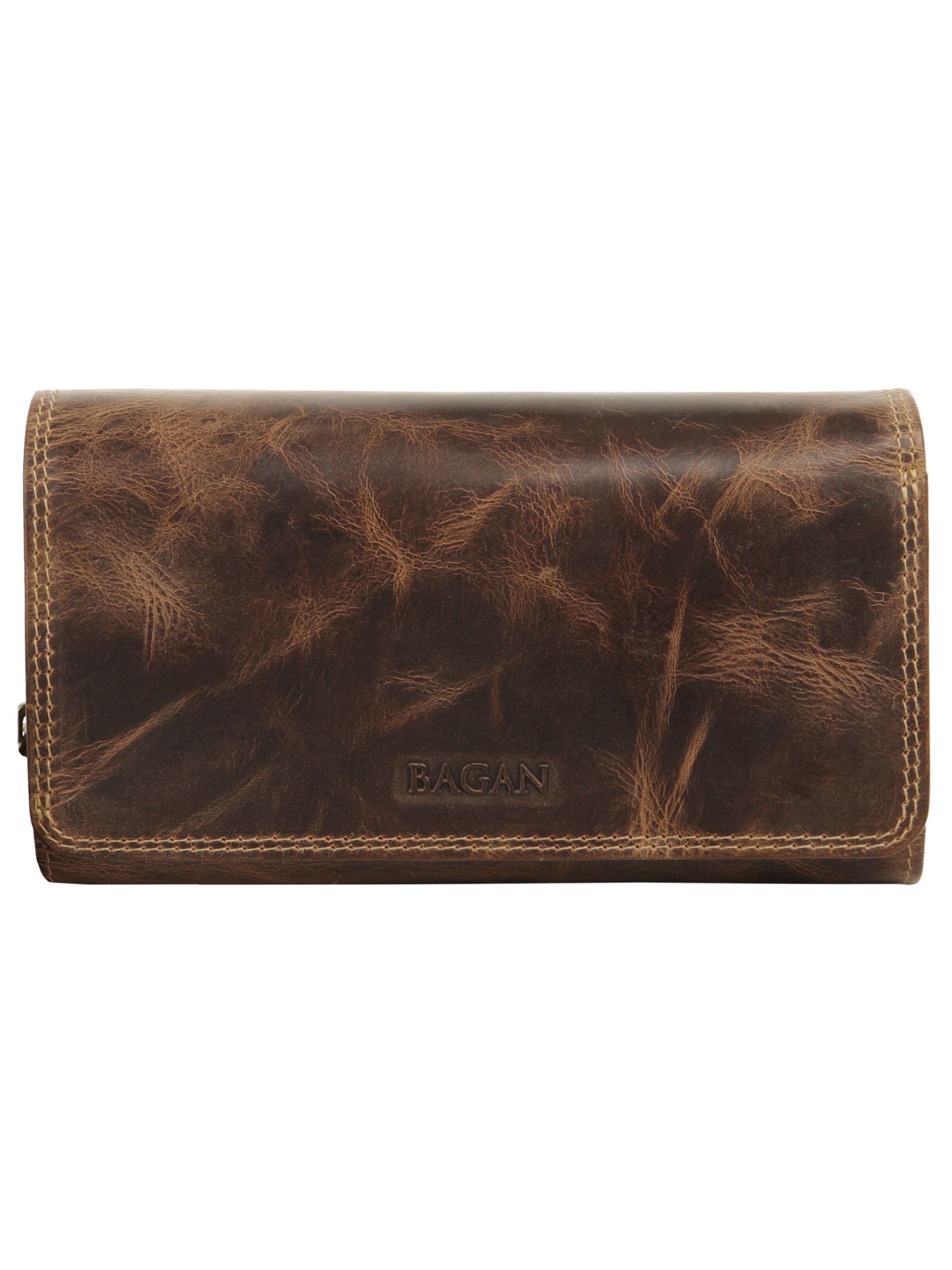 Bagan Wallet in Brown: front