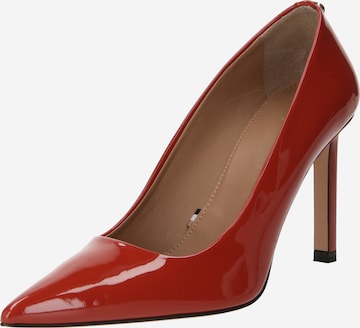 BOSS Black - Zapatos con plataforma 'Janet' en rojo: frente