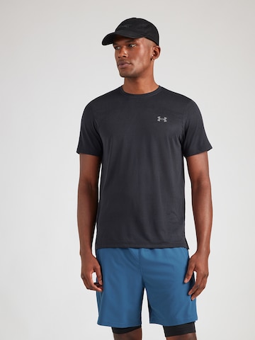 Maglia funzionale 'Velociti' di UNDER ARMOUR in nero: frontale