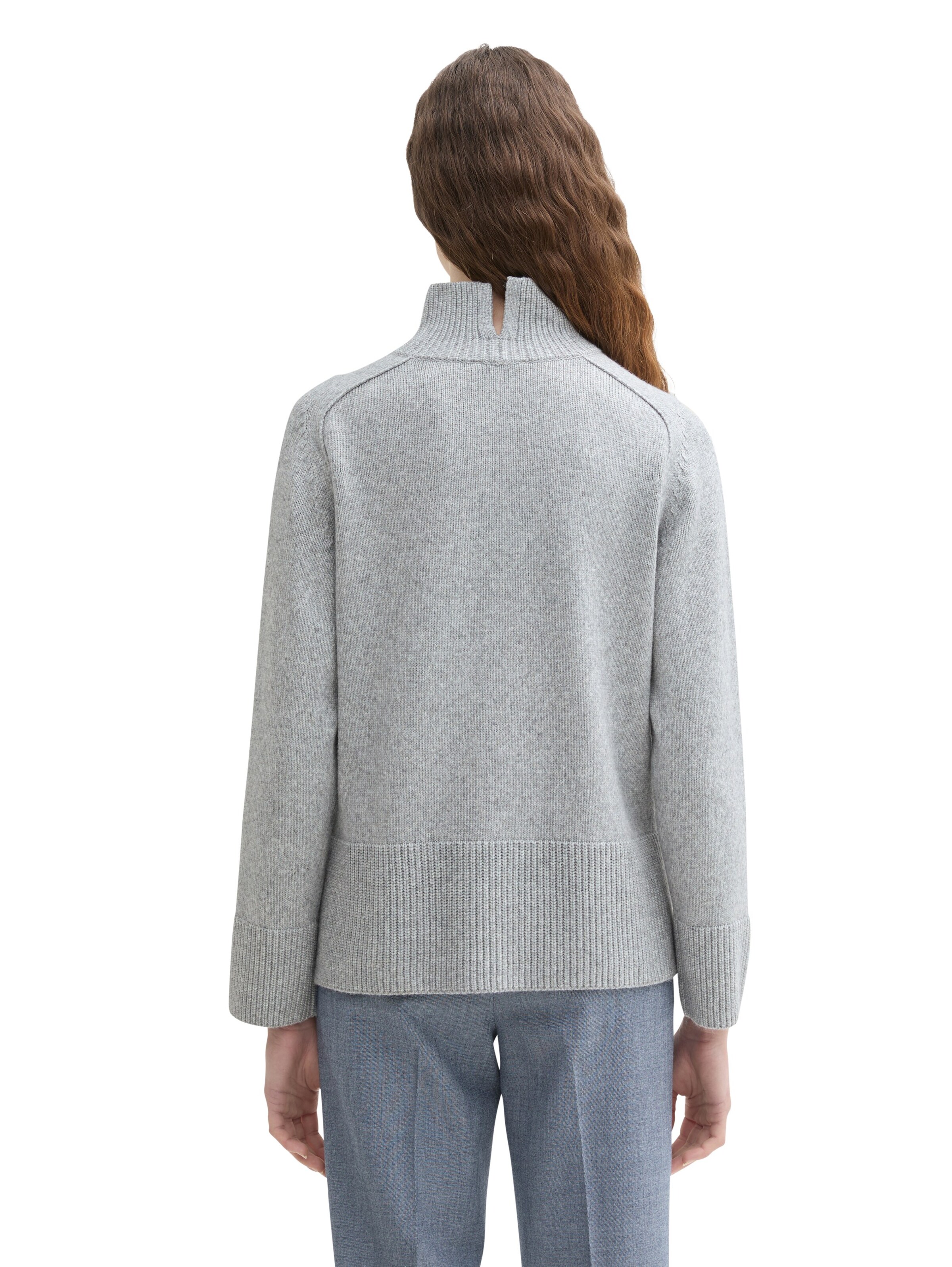 TOM TAILOR Sweater in Grey