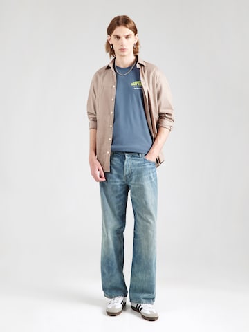 T-Shirt 'MOUNTAIN' Superdry en bleu