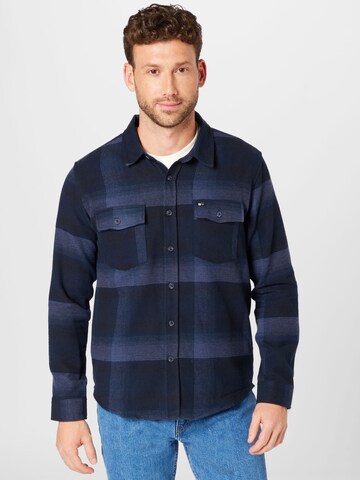 Hailys Men Regular fit Button Up Shirt 'Edson' in Blue: front