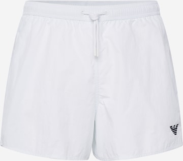 Shorts de bain Emporio Armani en blanc : devant