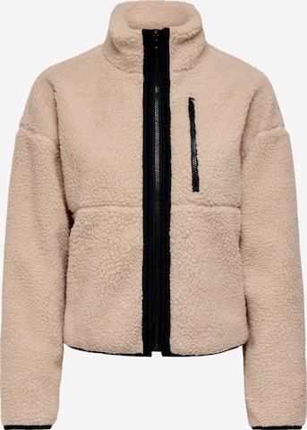 ONLY PLAY Funktionsfleecejacke 'ONPEll' in Beige: Vorderseite