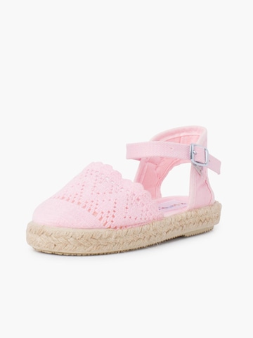 Sandales Pisamonas en rose : devant