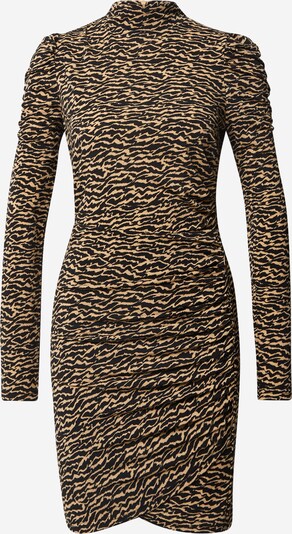 VERO MODA Jurk 'Jayda' in de kleur Beige / Zwart, Productweergave
